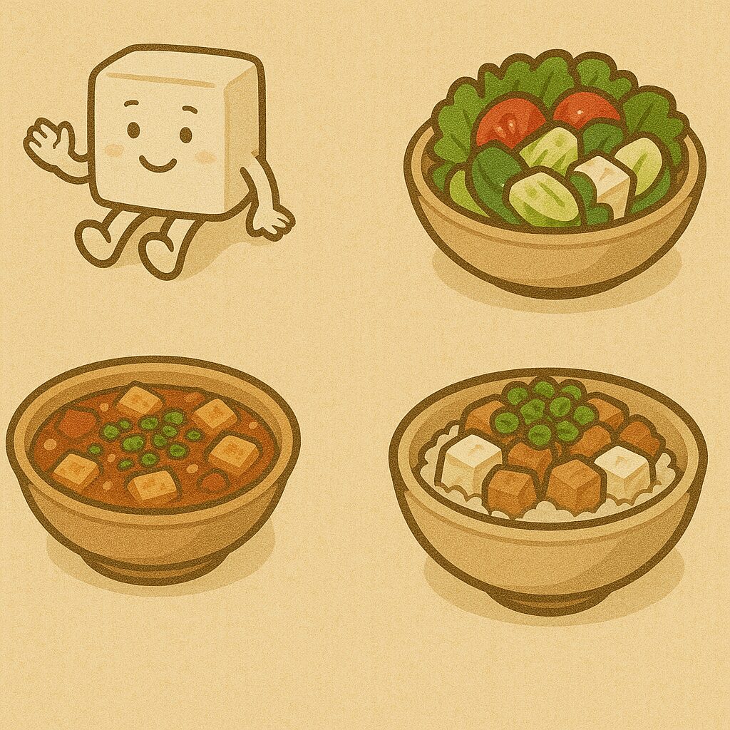 簡単なアレンジで様々な料理に活用できる豆腐