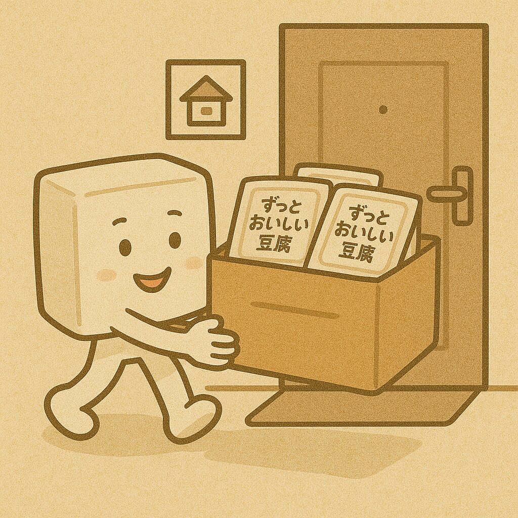 自宅に配送してもらうのも便利