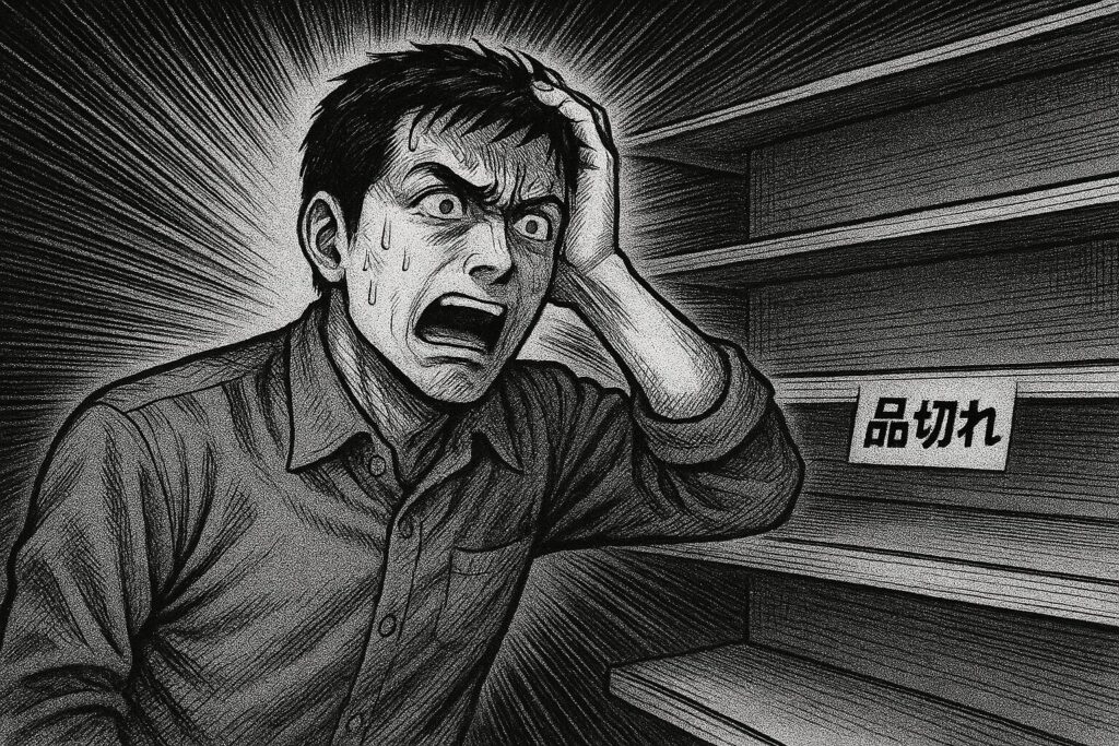 在庫切れ