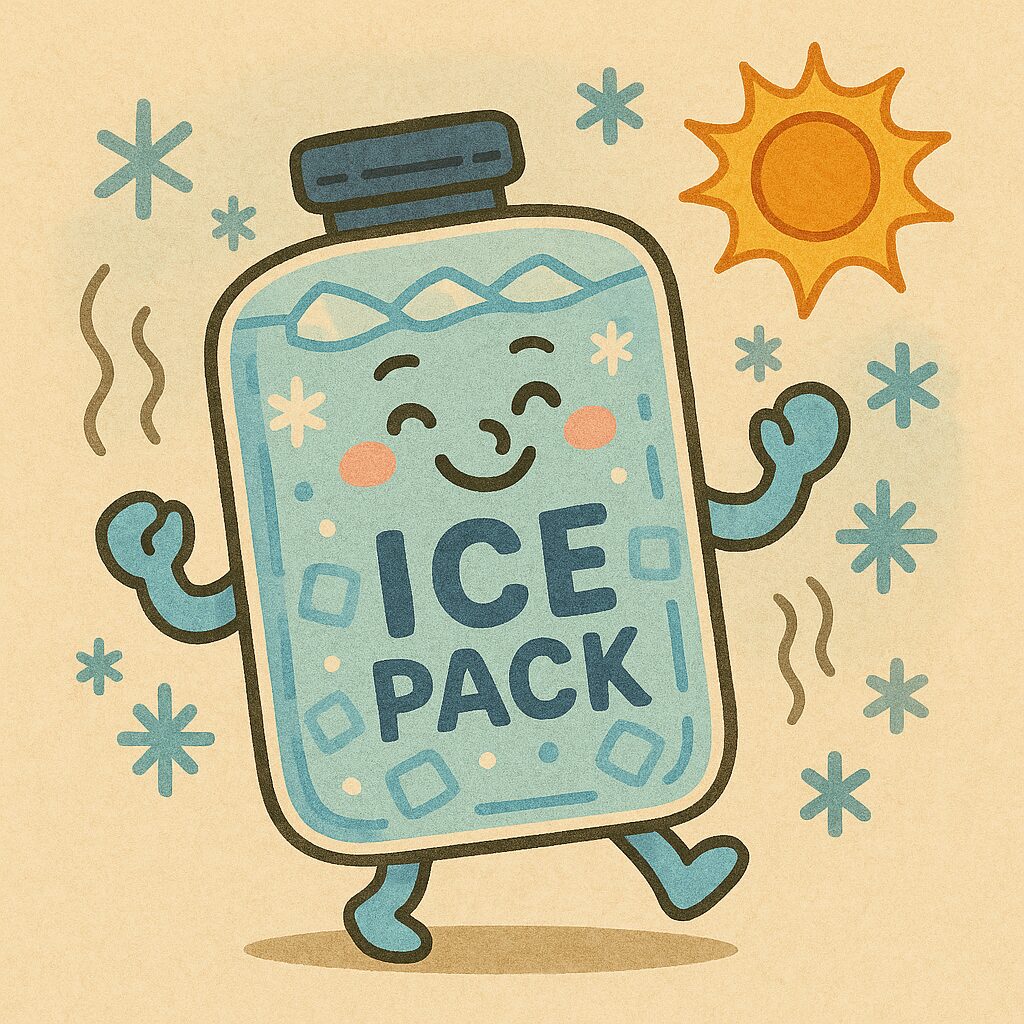 炎天下でもひんやりが持続します