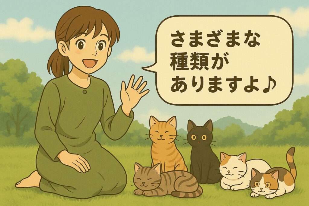 様々な種類があります