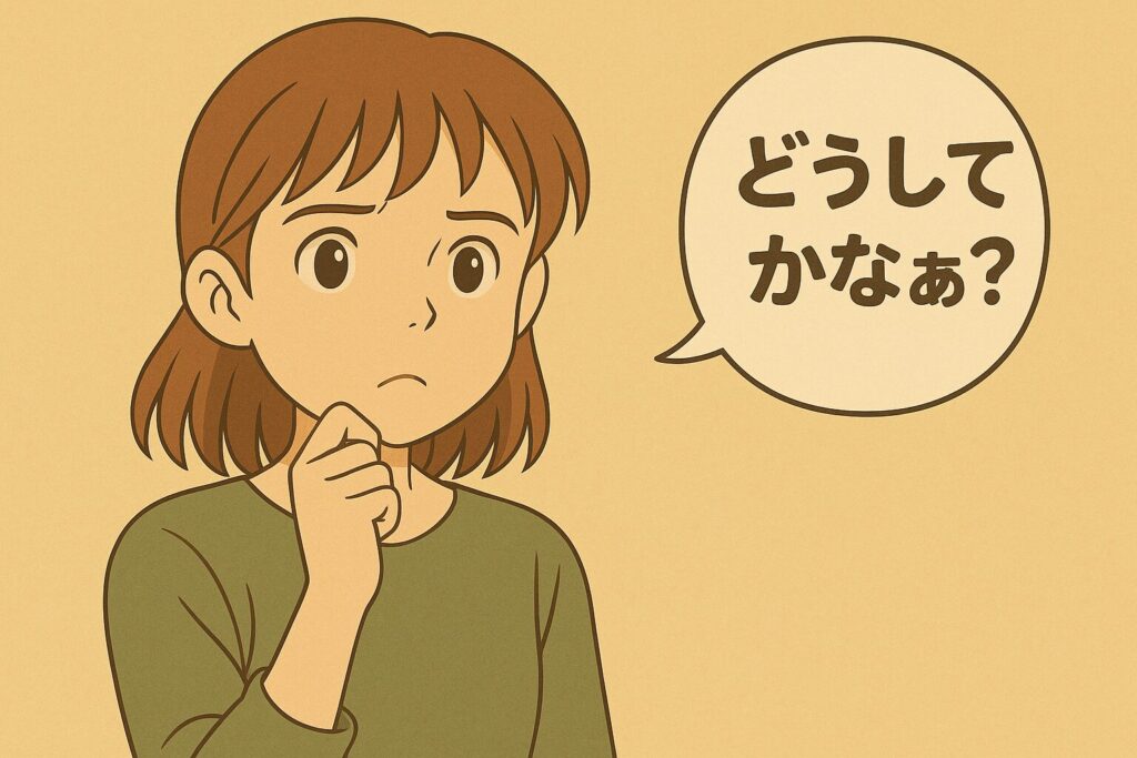 どうしてかなぁ？